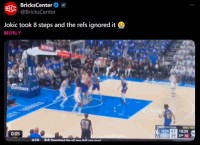 美媒：约基奇真的拿球在场上走了8步&裁判选择性失明了！